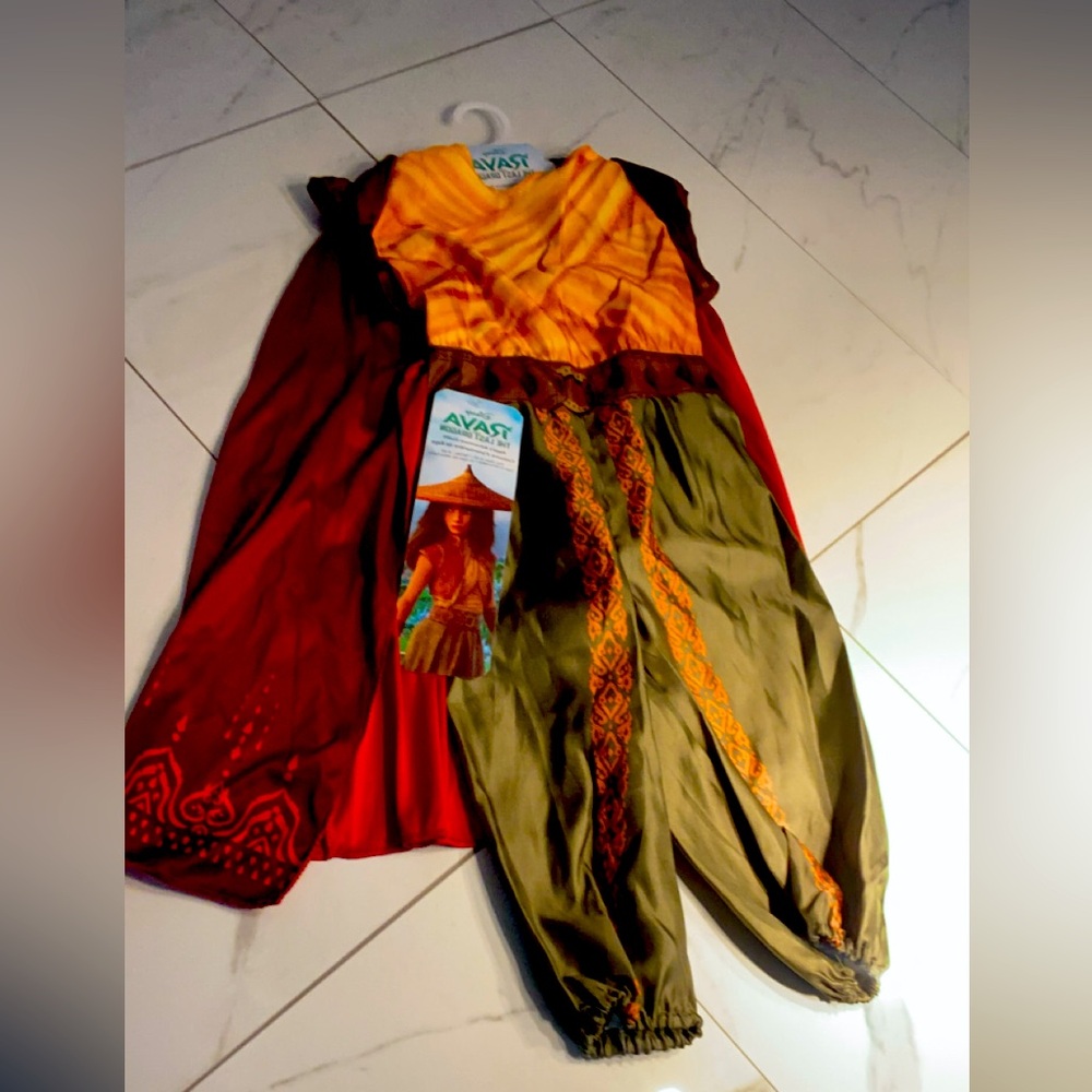 Disney Costume Raya and the last dragon fits 4-6